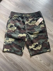 NWT Levi’s Boys Size Large Camo Slim Fit Drawstring Elastic Waist Shorts - Picture 1 of 5