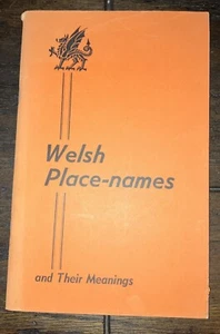 Welsh Place Names And Their Meanings Vintage Leaflet Booklet Book - Picture 1 of 2