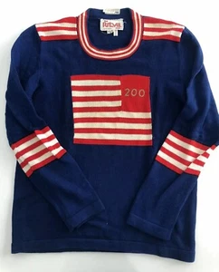 Suéter de colección THE RITVA MAN edición limitada 13/150 ""Bi-Centennial"" rojo blanco azul - Imagen 1 de 8