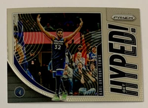 Panini Prizm 2019-20 ¡Ponte exagerado! Karl-Anthony Towns Minnesota Timberwolves #1 - Imagen 1 de 2