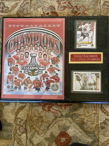 Chicago Blackhawks 2014-15 Stanley Cup Champions Plaque Cover