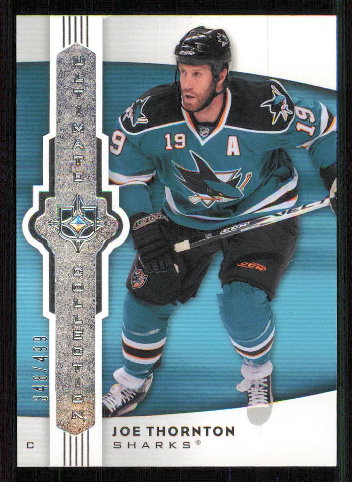 2007-08 Ultimate Collection #12 Joe Thornton /499 - Image 1 of 2
