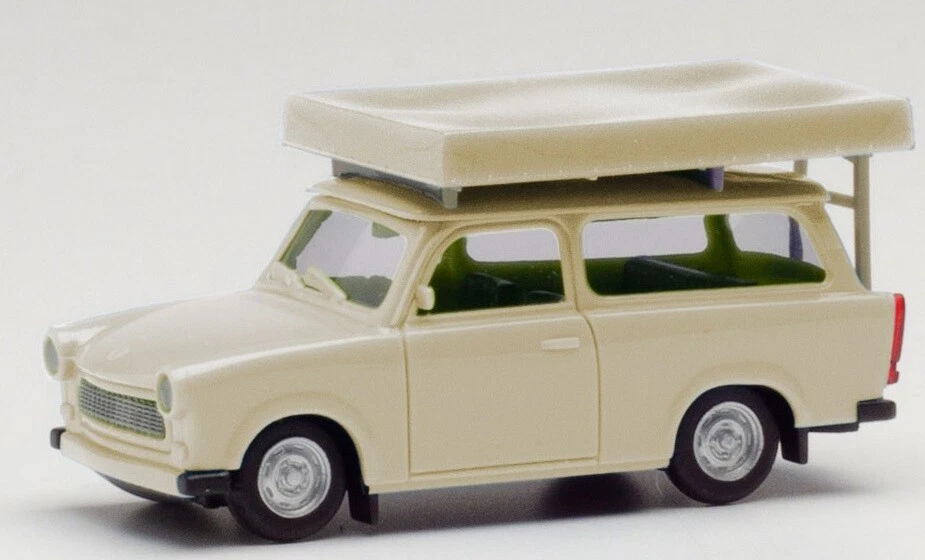 HERPA - TRABANT 601S универсальный с крышей палатки жемчужно-белый - 1/87 - HER024181-002 - Изображение 1 из 1