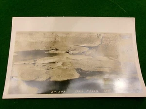 Tarjeta fotográfica real Dry Falls 1936 estado de Washington RPPC EE. UU. #2874 - Imagen 1 de 2
