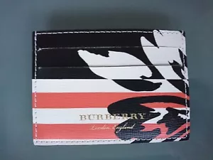 Burberry Wallet - BNWT Patchwork Floral Sandon Leather Card Holder Case RRP:210 - Picture 1 of 5