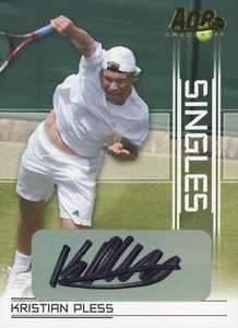 ACE AUTHENTISCH 2007 GERADE SETS KRISTIAN PLESS #SI-8 SINGLES AUTOGRAMMKARTE - Bild 1 von 2