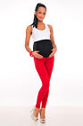 Full Length Maternity Leggings Pants With Pockets High Waist Sizes 8 - 22 LCK