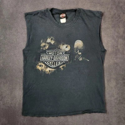 Vintage Harley-Davidson Shirt Mens Large Looney Tunes Sleeveless Boulder 90s - Image 1 of 4