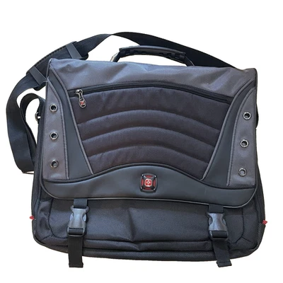 Wenger Swiss Army Saturn Business Laptop Maletín Mensajero Bolso de Hombro 17x13" Foto 1 de 4