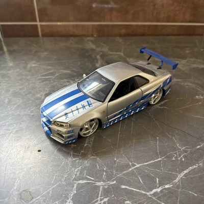 Fast and Furious Nissan Skyline GT-R R34 Diecast — 第 1/4 张图片