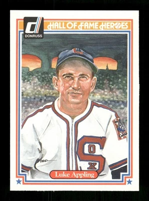 Luke Appling 1983 Donruss Hall of Fame Heroes #8 Chicago White Sox - Image 1 of 2