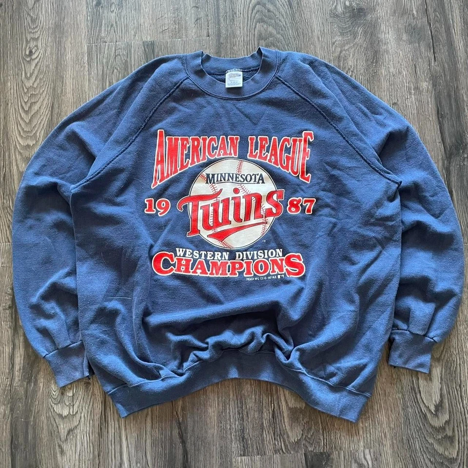 1987 Minnesota Twins American League Champions sweatshirt VK06063 - Image 1 of 1