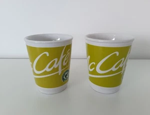 2x Mc Café / Mc Donalds Tasse / Becher (Kaffee, 2008) Grün 2 Set Limited Edition - Bild 1 von 4