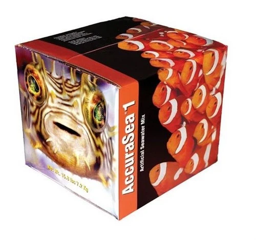 AccuraSea 1 mezcla sintética de agua de mar (50 galones) - dos pequeños peces Foto 1 de 1