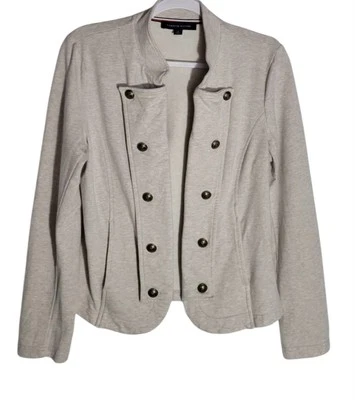 Jaqueta Tommy Hilfiger Band Bronzeada Tamanho M - Imagem 1 de 4