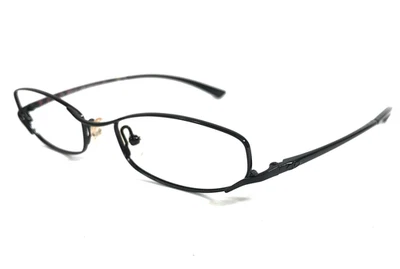 Valentino Petite Eyeglasses Frames 5293 04V Black Wire Rim Drop Arms 50-17-130 - Image 1 of 4