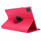 Housse de support portefeuille rotatif en cuir ROSE CHAUD pour iPad Pro 11" 2020/Air 4