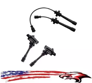 Spark Plug Wires & Coils for Chrysler Sebring Dodge Stratus Mitsubishi Eclipse - Picture 1 of 7