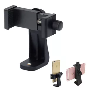 Smartphone Tripod Adapter Holder Universal Cell Phone Mount For iPhone Samsung - Picture 1 of 13