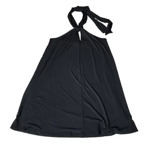 Venus Halter Top XL Black Sleeveless Keyhole - Picture 1 of 6