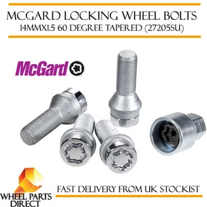 McGard Locking Wheel Bolts 14x1.5 Nuts for VW Transporter T5 03-15 - Picture 1 of 1