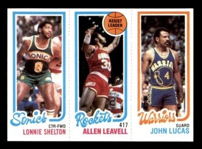 1980 Topps Basketball #152 Shelton Leavell Lucas NM/MT *e4 - Image 1 of 2