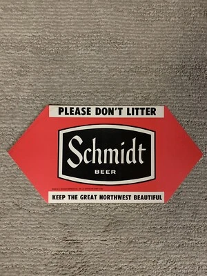 Cerveza Schmidt - Póster... por favor no tires basura Foto 1 de 3