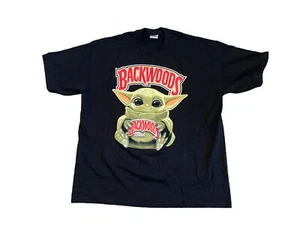 Backwoods Grogu Star Wars Black T-Shirt Men’s Size 3X - Picture 1 of 3