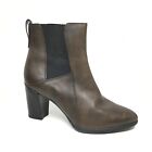 Clarks Artisan Ankle Boots Booties Shoes Womens Size 8.5 Us 39.5 Eu Brown