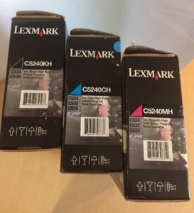 Tóner genuino Lexmark C5240CH C5240MH C5240 kH para C524, C534 NUEVO IT/224 - Imagen 1 de 8