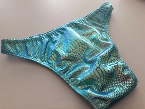 Hombre Personalizado Piel de Serpiente Hecho a Mano EE. UU. S M L o XL Ropa Interior Sexy Ropa de Juego - Imagen 1 de 3
