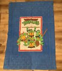 Vintage Teenage Mutant Ninja Turtles (1990) Twin Size Comforter/ Blanket/Cover