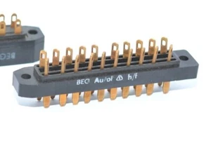 20-polige "Tuchel" Messerleiste von RFT TGL 10395 nach DIN 41622, Connector, NOS - Picture 1 of 4