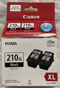 Canon 210XL schwarz PG-210XL Doppelpack 2973B020 2 x 2973B001 versiegelte Einzelhandelsverpackung(en) - Bild 1 von 12