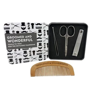 Kit toelettatura set regalo per uomo - con custodia in latta - Foto 1 di 3