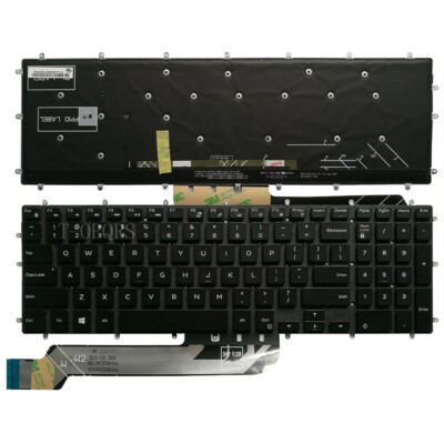 るん US No-Backlit Keyboard for Dell Inspiron 5565 5567 5570 5575 5665