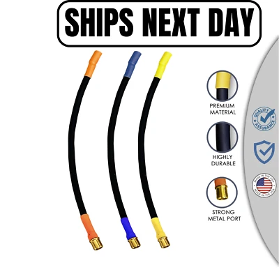 8MM Male to 6.5MM Female ESC Extension Leads 10AWG 6" Long - FREE Shipping - Image 1 of 3