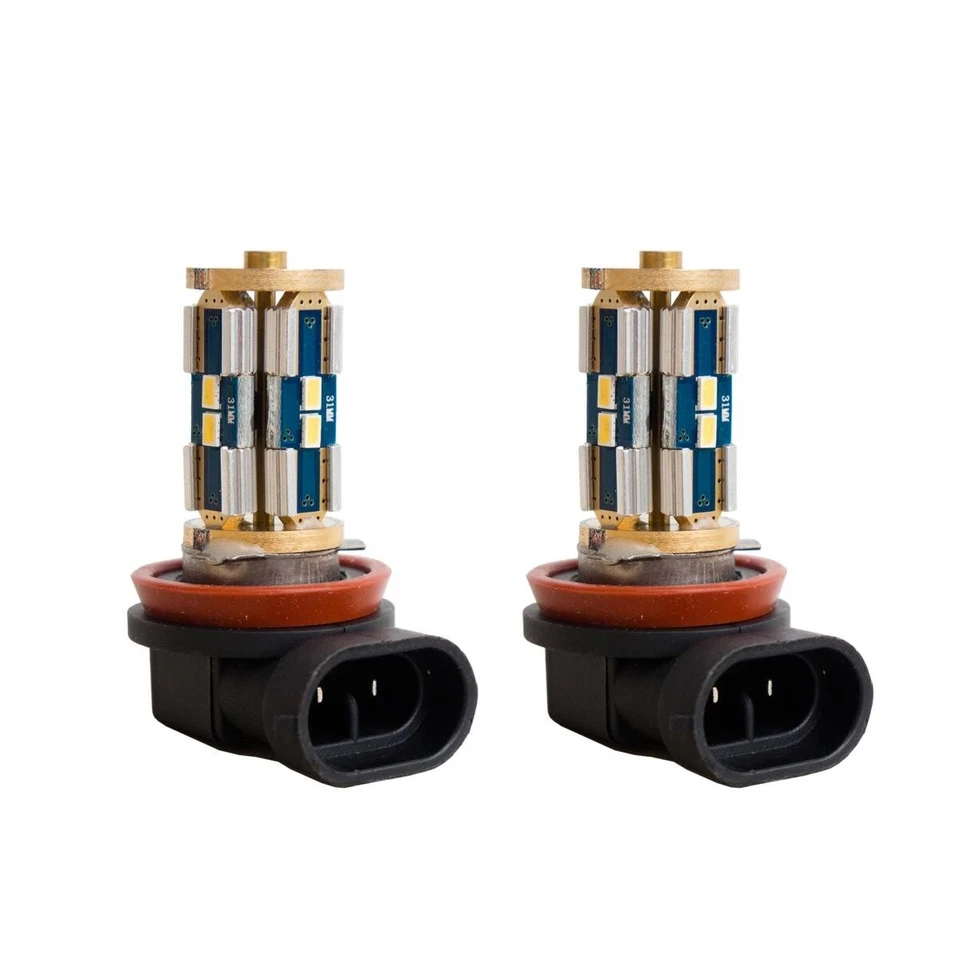 Kit 2 Lampadine H11 EVO 8 Led Racing Bulbs 12V 6500K Simoni Racing - Immagine 1 di 1