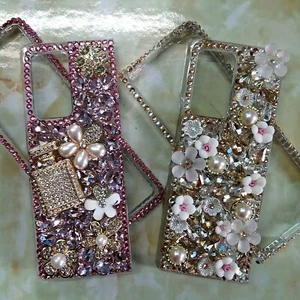 For Samsung Galaxy Z Fold 7/3/4/5 6 Bling Diamonds Luxury Hard Phone Case Cover - Picture 1 of 23