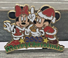 Disney Japan Store  - MICKEY MINNIE MOUSE MERRY CHRISTMAS 2002 RARE XMAS Pin