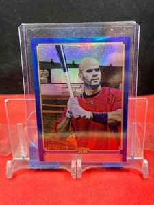 2010 Topps Chrome T206 Blue Refractor TC42 Albert Pujols Cardinals 157/199