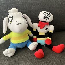 Lot Of 2 Undertale Stuffed Plush Doll Toy Azriel And Papyrus