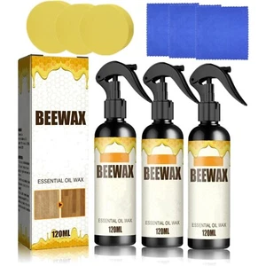 Natural Beeswax Furniture Polish Spray: 120ml for Wood & Multi-Surface Care - Picture 1 of 1