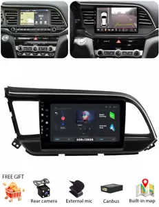 128 GB Carplay para Hyundai Elantra 2019-2020 Android 14 coche radio estéreo GPS navegación - Imagen 1 de 24