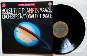 LP  CBS digital Gustav HOLST The Planets Orch. Nat. de France LORIN MAAZEL