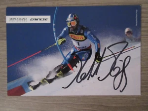 Tarjeta de autógrafo original firmada a mano de Manfred Mölgg / esquí alpino TT2 - Imagen 1 de 2