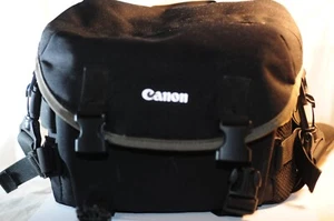 Canon black camera bag for Nikon Canon SLR DSLR mirrorless system - Imagen 1 de 7