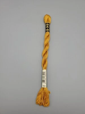 DMC Perle Cotton Skein Size 5 27.3yd 783 Needlepoint Embroidery, Crewel - Image 1 of 4