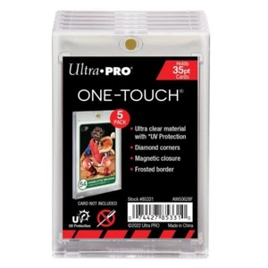 5x Ultra PRO One-Touch 35pt Soporte de Pantalla para Tarjeta Magnética Protección UV - Imagen 1 de 4