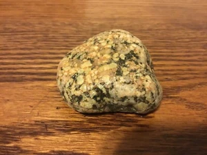 Unknown Rock Specimen Black Pink Tan Gray Marble From Ocean Polished 2x2 - Picture 1 of 2